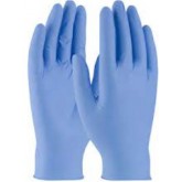 Disposable Nitrile Glove Powder Free 4mil Medium Duty Blue Industrial Grade - Small